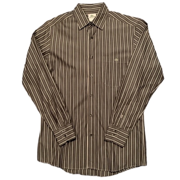 Men’s Lacoste Regular Fit Striped Shirt - Picture 1 of 3